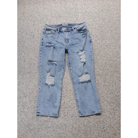 Abercrombie & Fitch 90s Y2K The Boyfriend Mid-Rise Vintage Distressed 32 - Picture 1 of 7